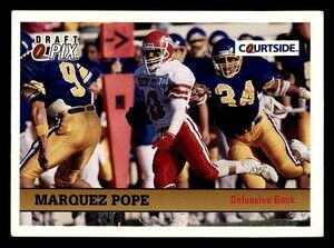 1992 Courtside Draft Pix #111 Marquez Pope Football Card